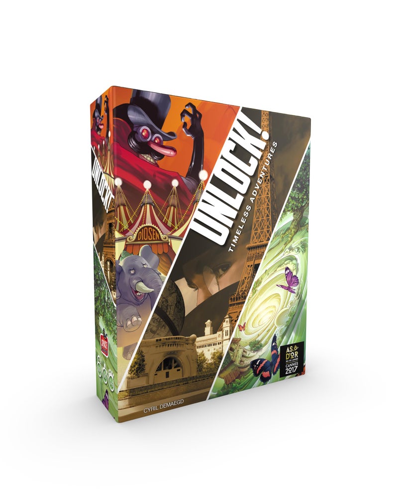 Asmodee UNLOCK! Timeless Adventures Card Game - Escape Room-Inspired Cooperative Adventure, Fun Family Game for Kids and Adults, Ages 10+, 1-6 Players, 1 Hour Playtime, Made by Space Cowboys - Image 1